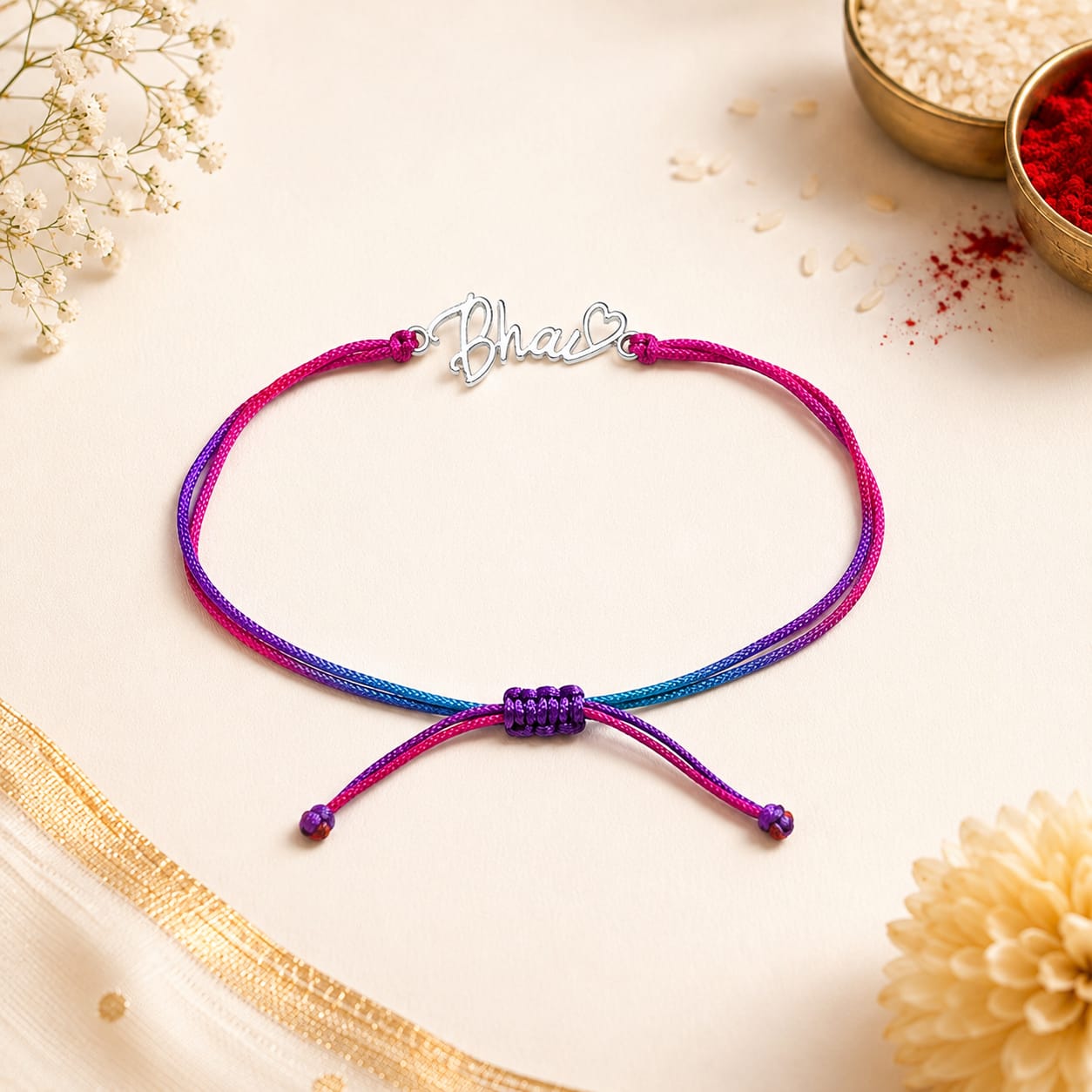 Bhai Silver Rakhi