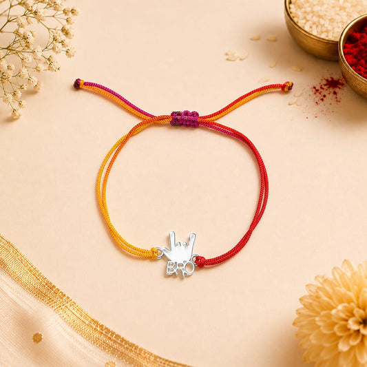 Bro Silver Rakhi