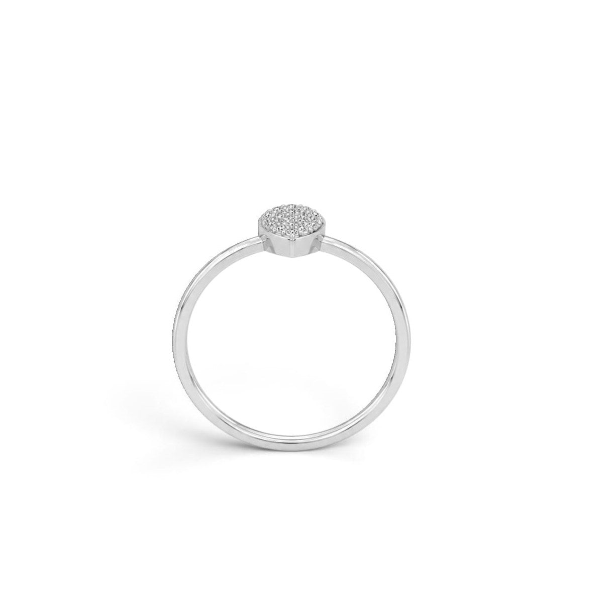 Drop Pave Ring
