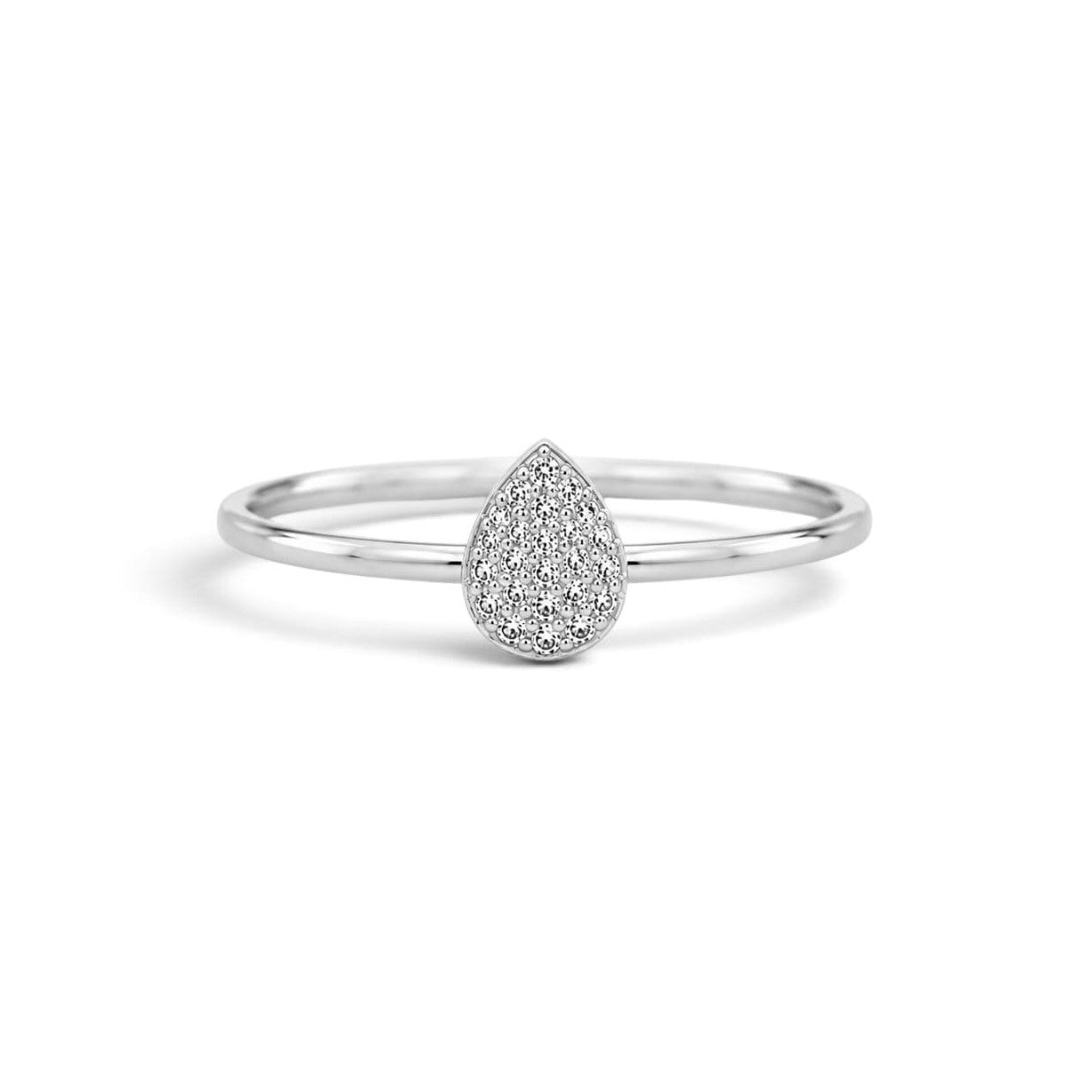 Drop Pave Ring