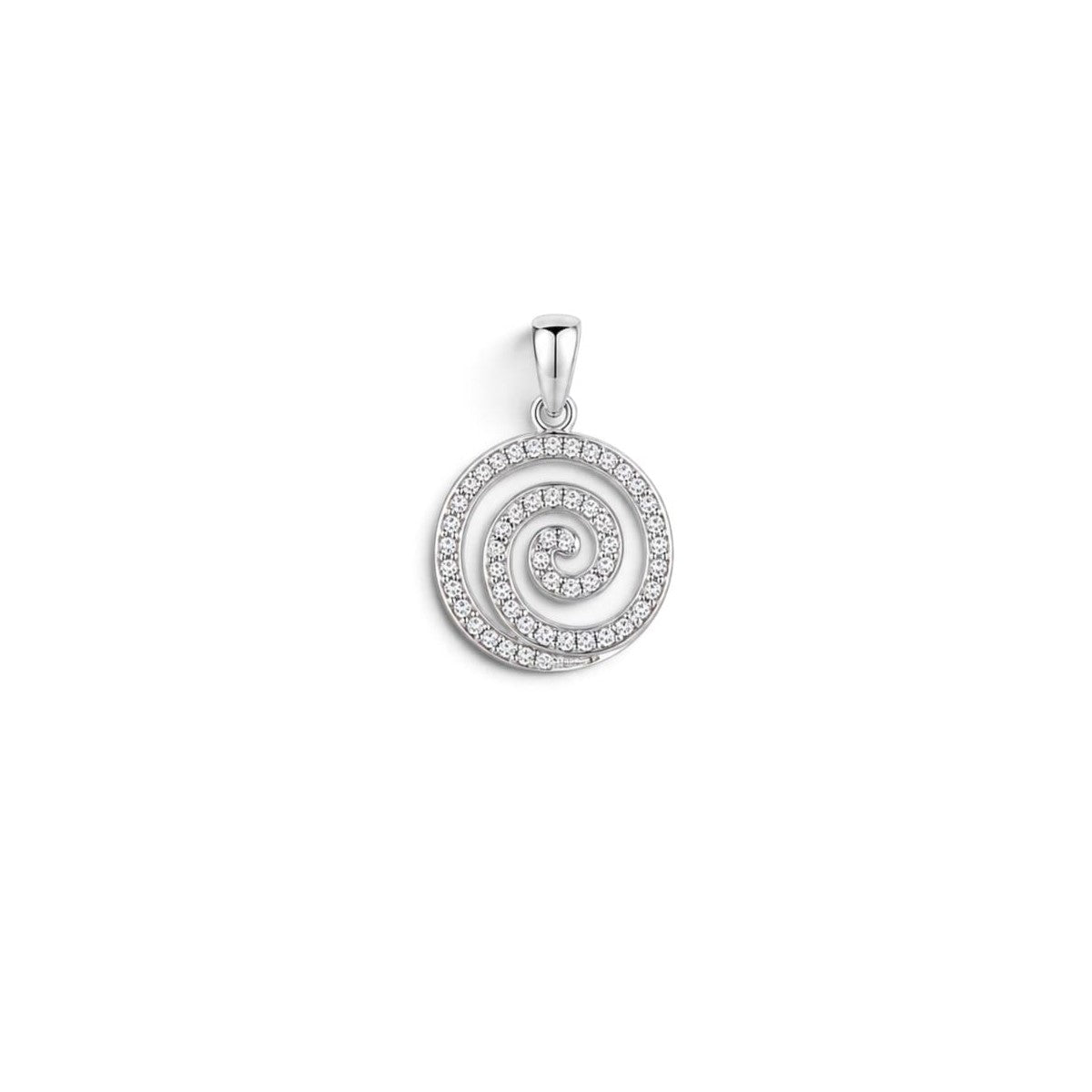 Spiral Silver Necklace