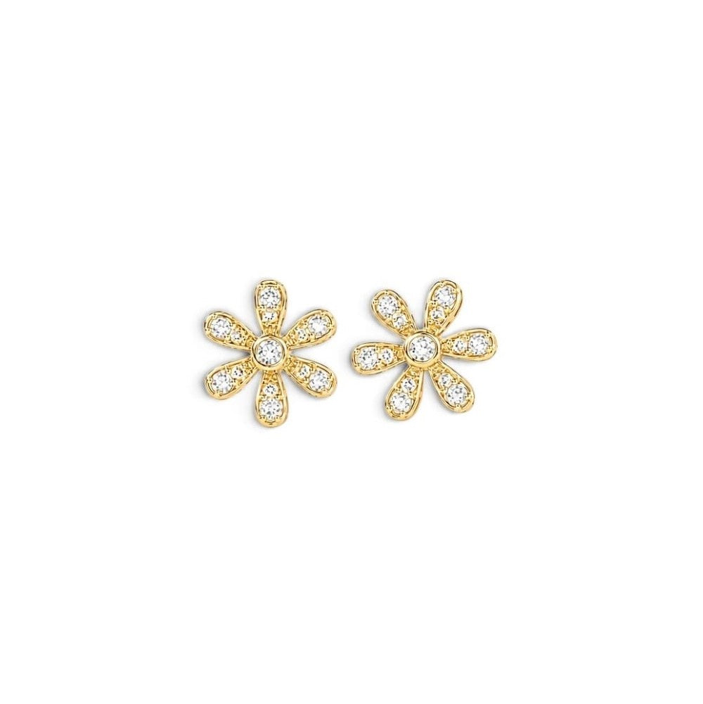 Daisy Silver Studs