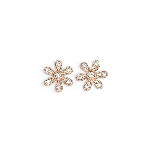 Daisy Silver Studs