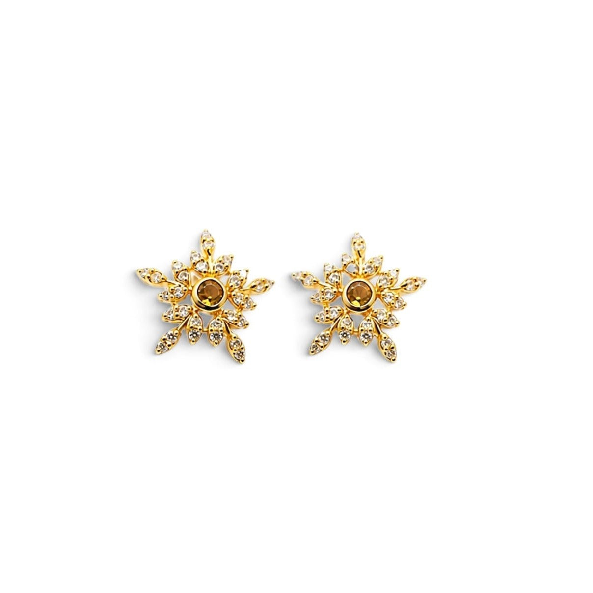 Solara Studs Gold