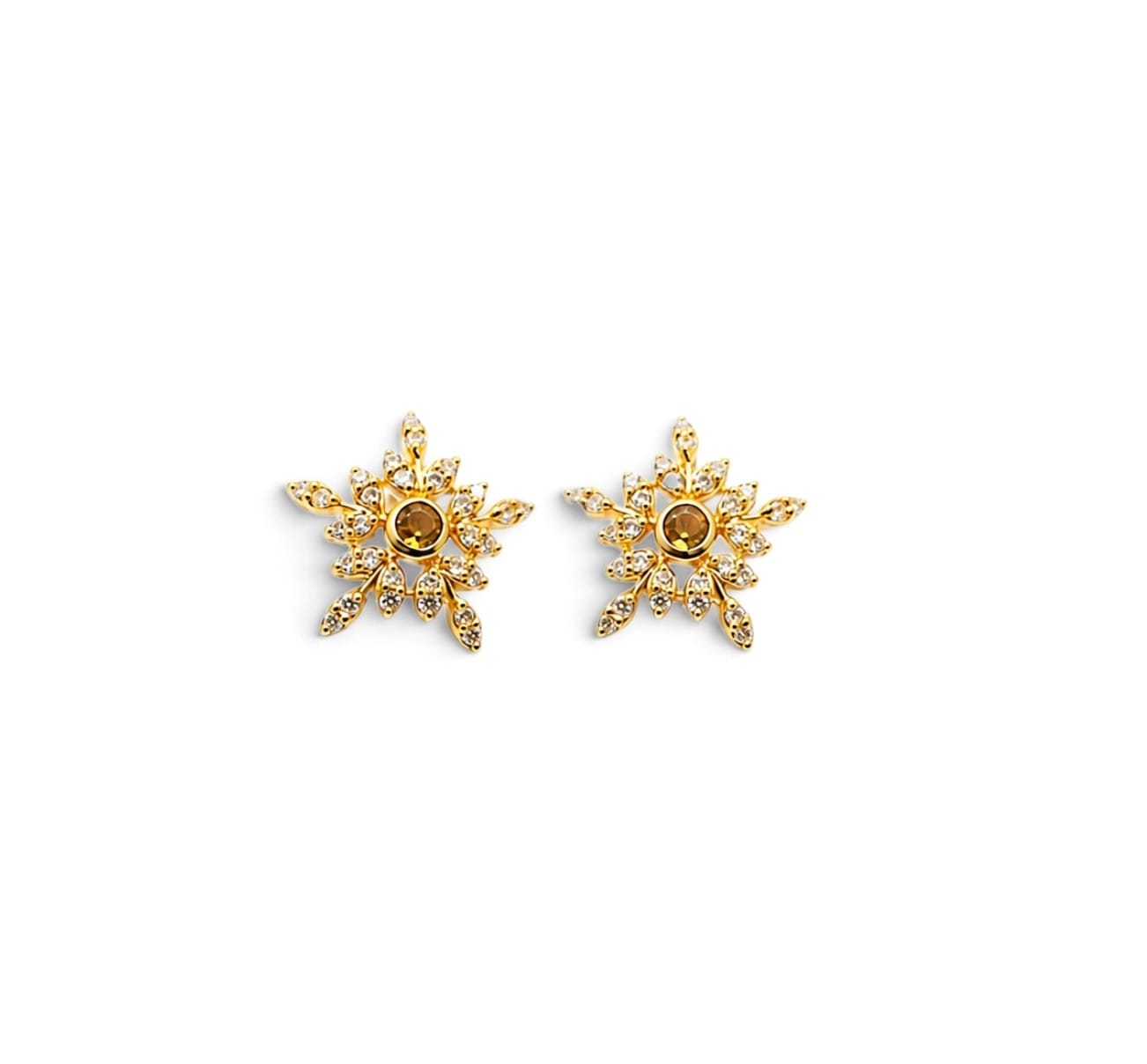 Solara Studs Gold