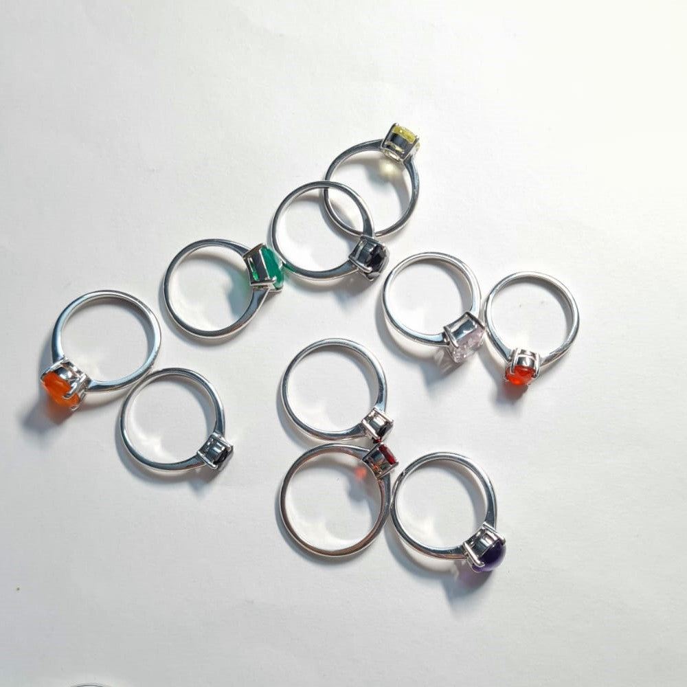 Classic Green Gemstone Ring