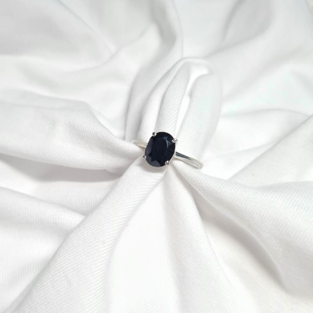 Timeless Black Gemstone Ring