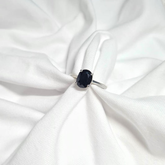 Timeless Black Gemstone Ring