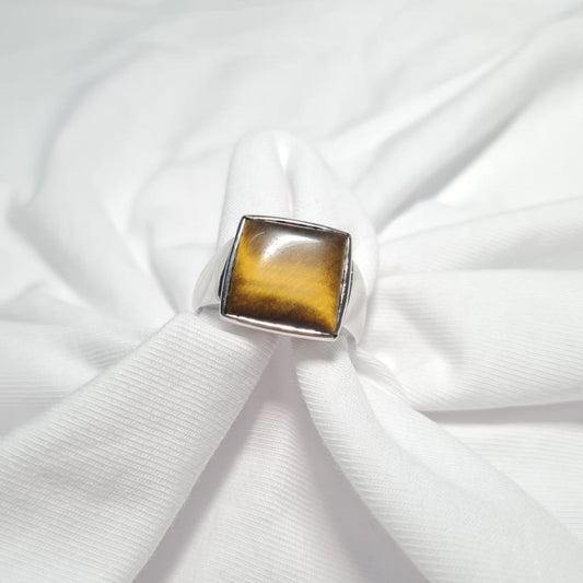 Men's Brown Gemstone Ring