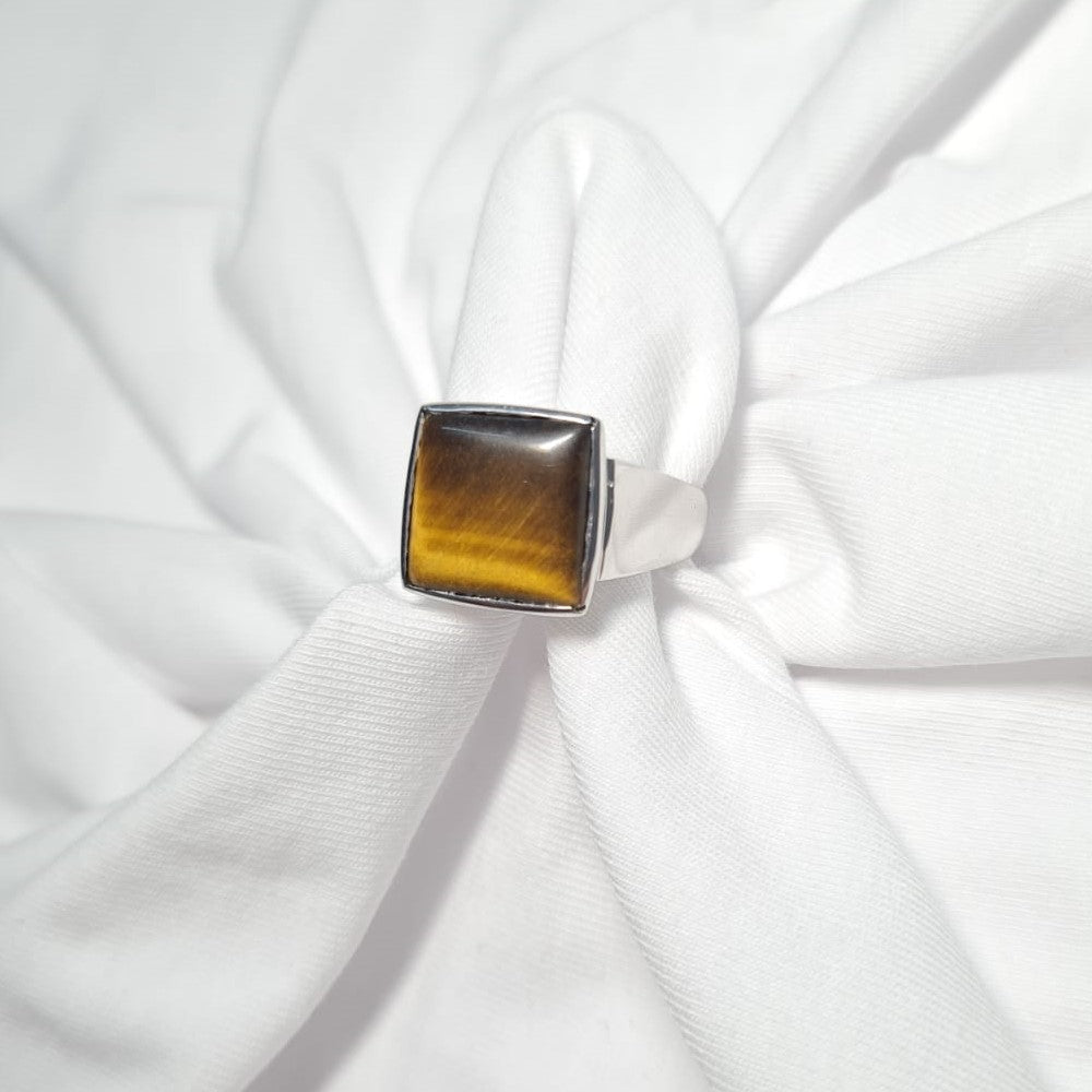 Men's Brown Gemstone Ring