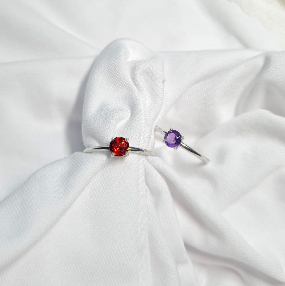 Round Birthcolor Ring