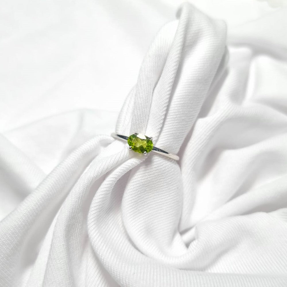 Luna Oval Birthcolor Ring