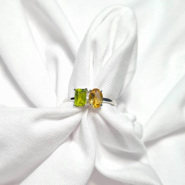 Spring Color Duet Ring