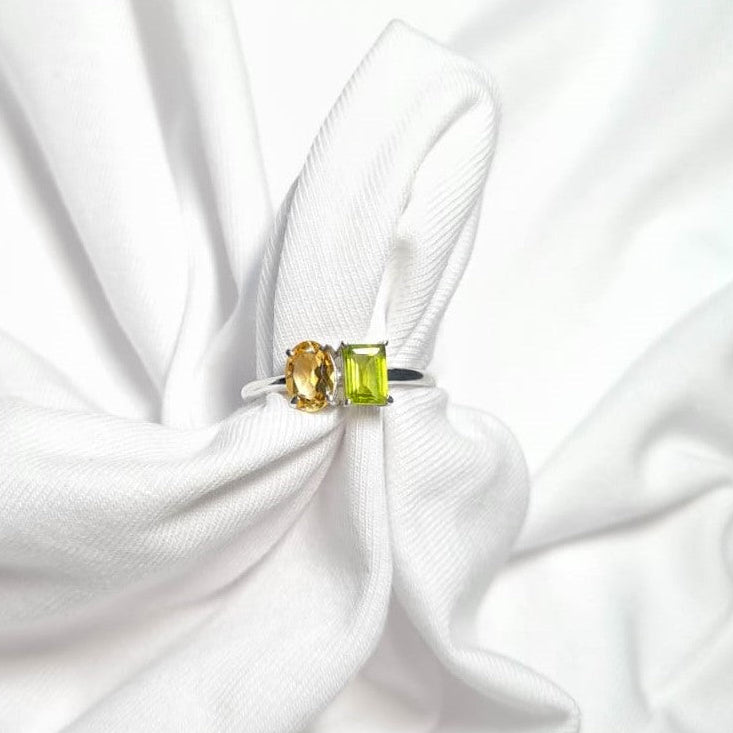 Spring Color Duet Ring