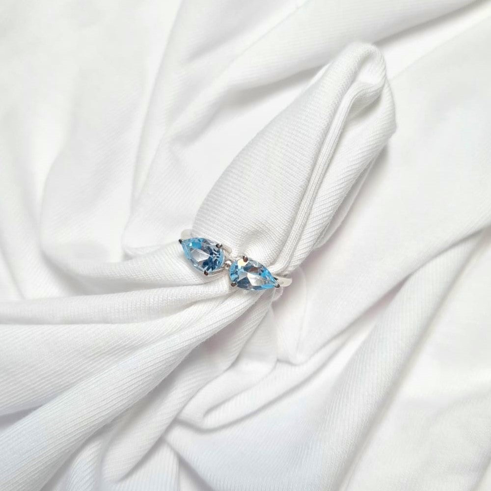 Duo Drop BirthColor Ring