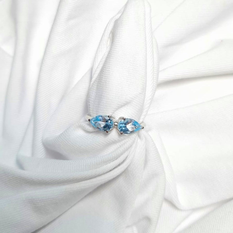 Duo Drop BirthColor Ring