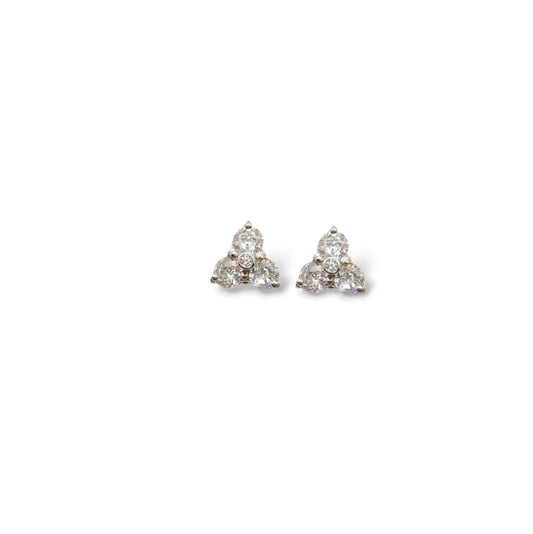 Three Dot Birthcolor Micro Earrings