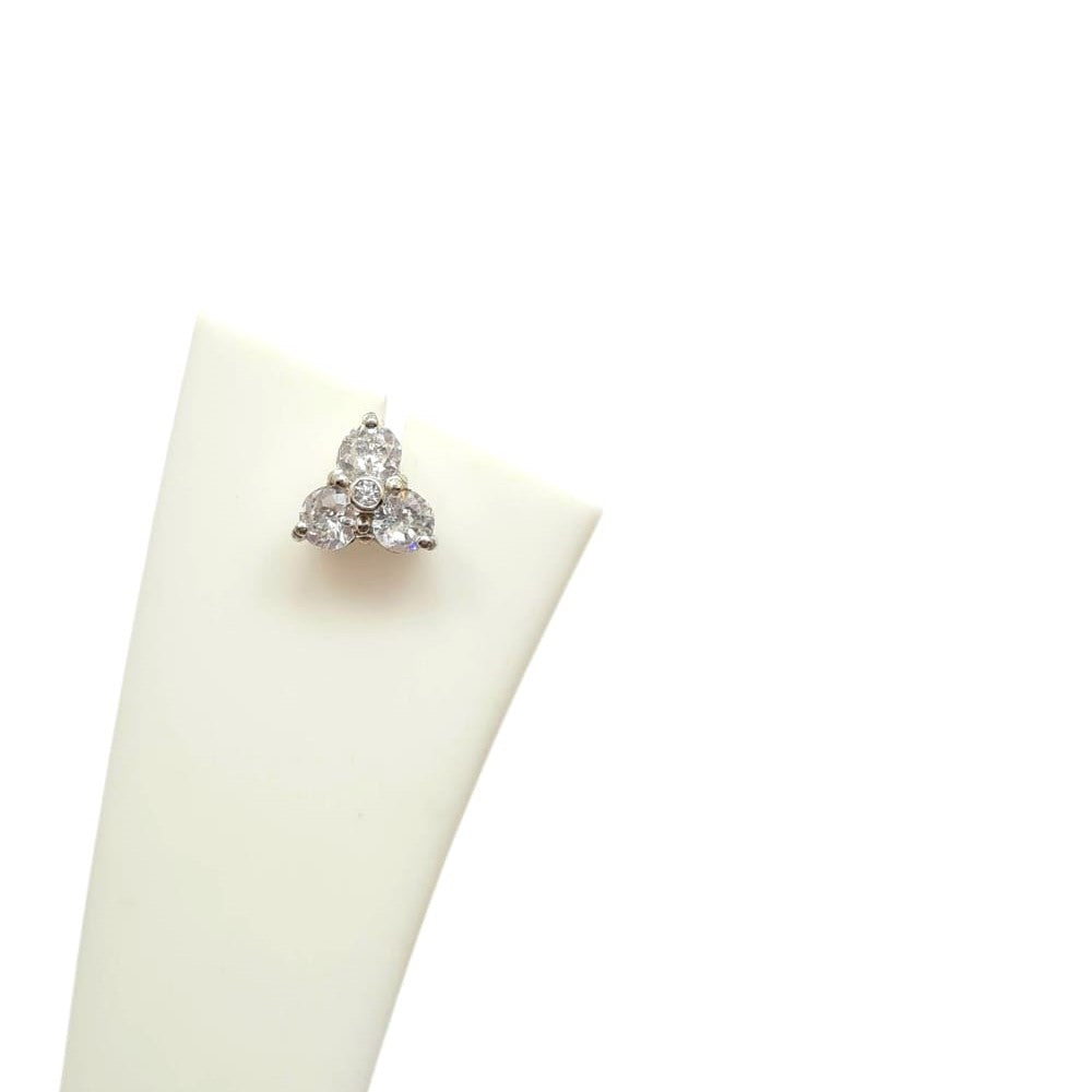 Three Dot Birthcolor Micro Earrings