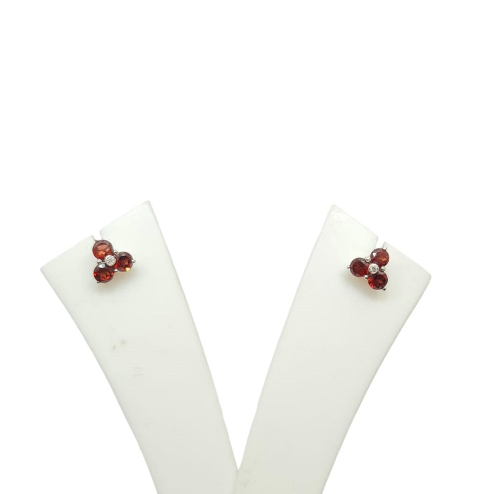 Three Dot Birthcolor Micro Earrings