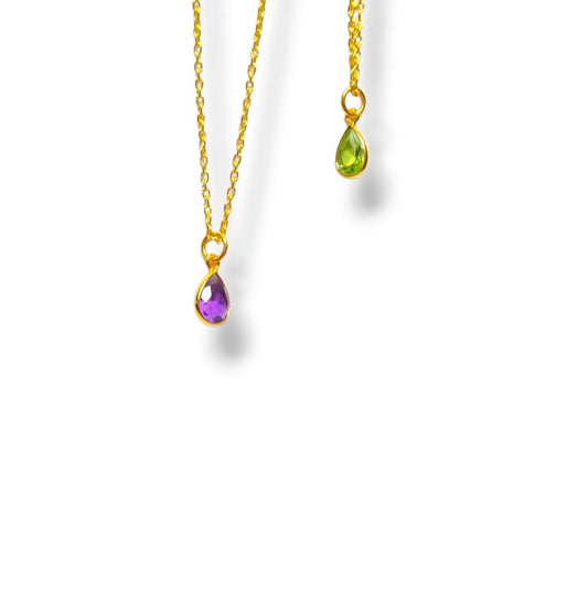 Birthcolor Drop Necklace