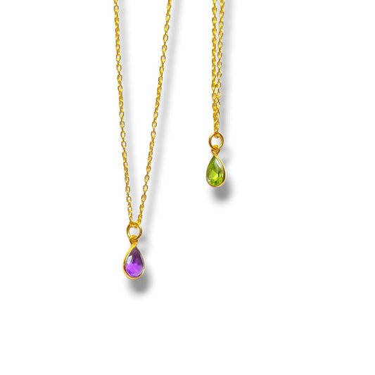 Birthcolor Drop Necklace