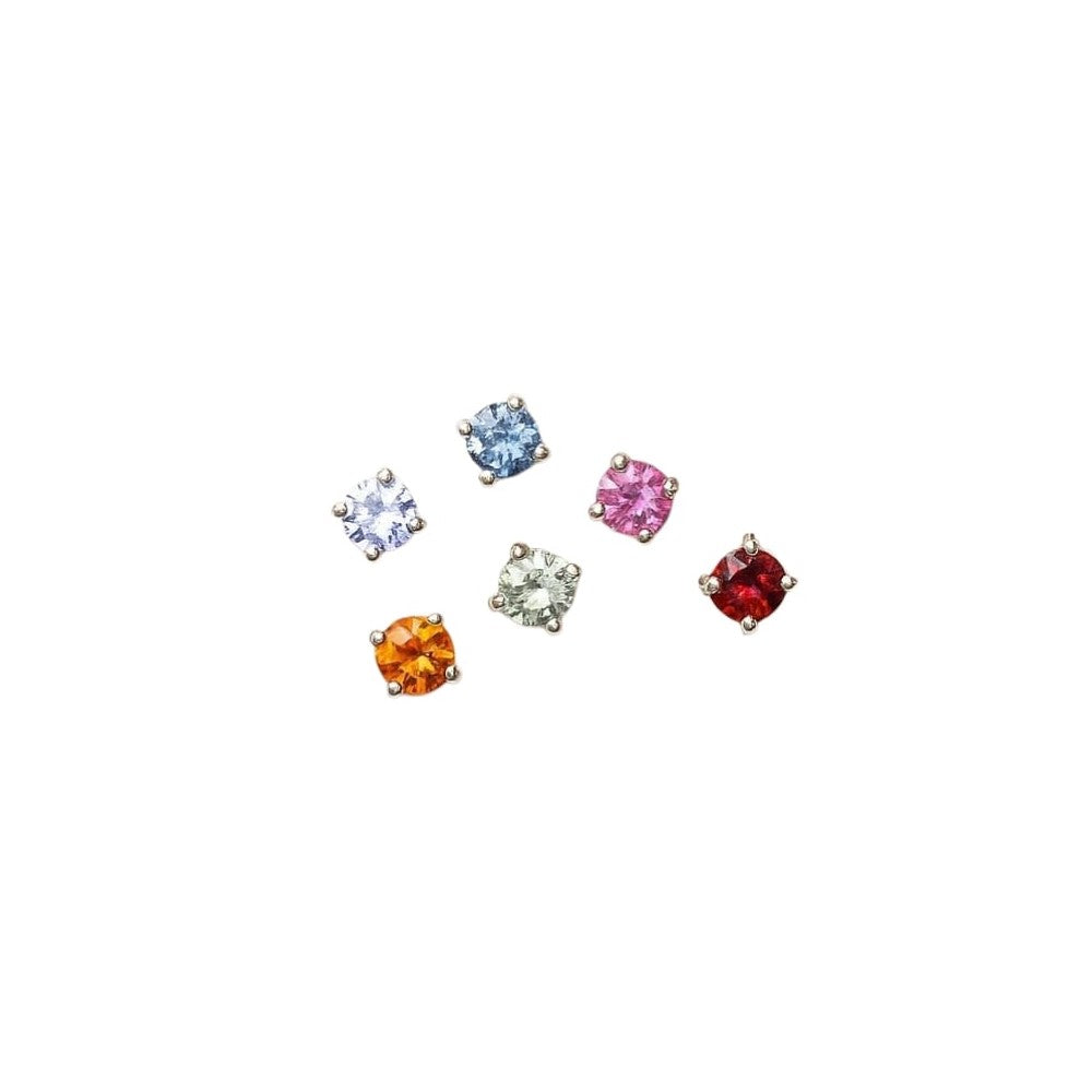 Round Birthcolor Studs