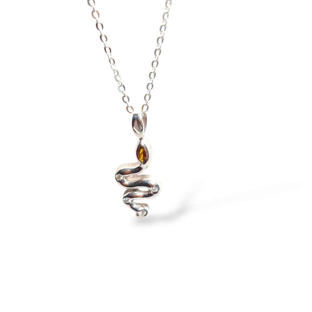 Serpentina Charm Pendant with chain