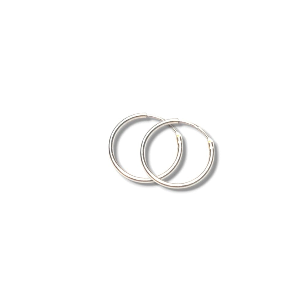 Everyday Silver Hoops