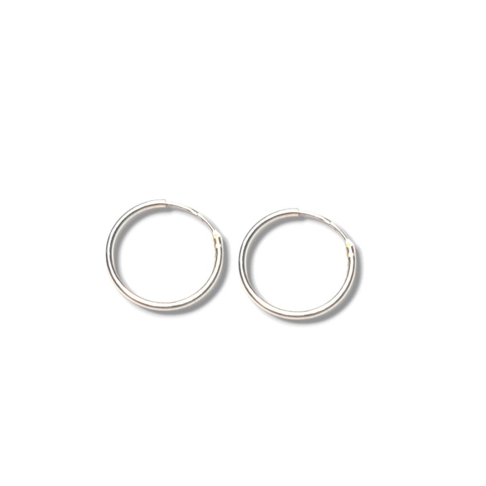 Everyday Silver Hoops
