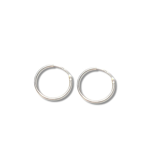 Everyday Silver Hoops