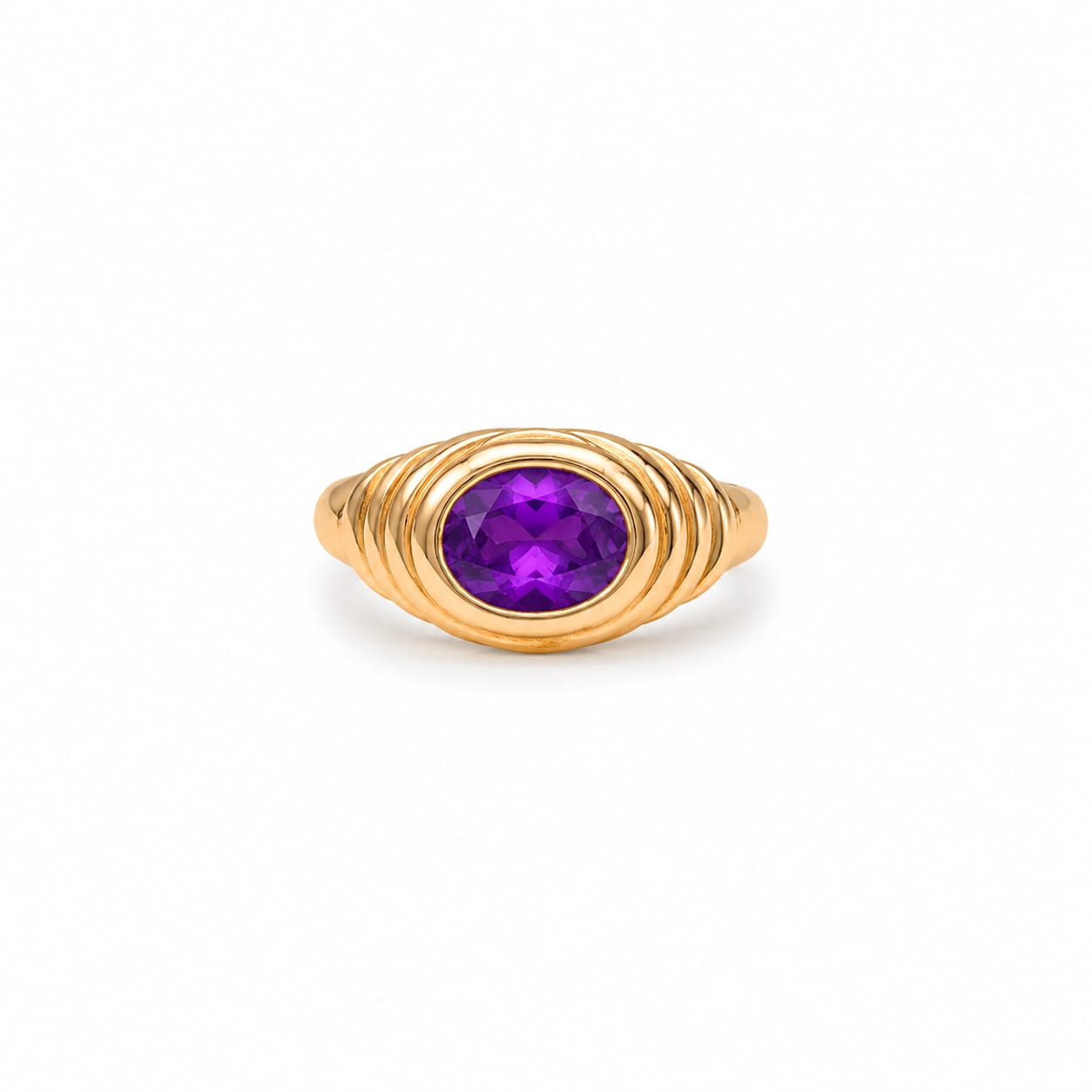 Purple Signet Ring
