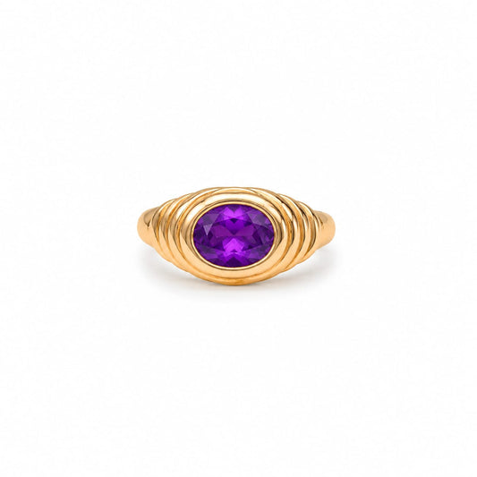 Purple Signet Ring