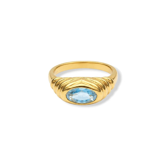 Blue Signet Ring