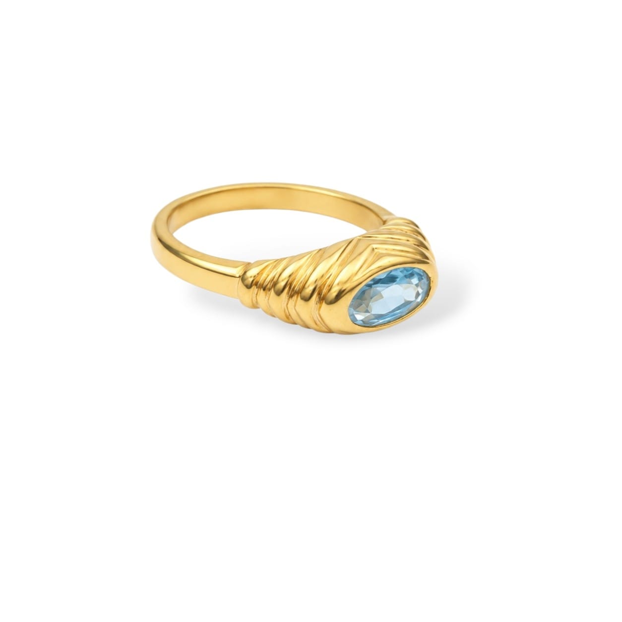 Blue Signet Ring
