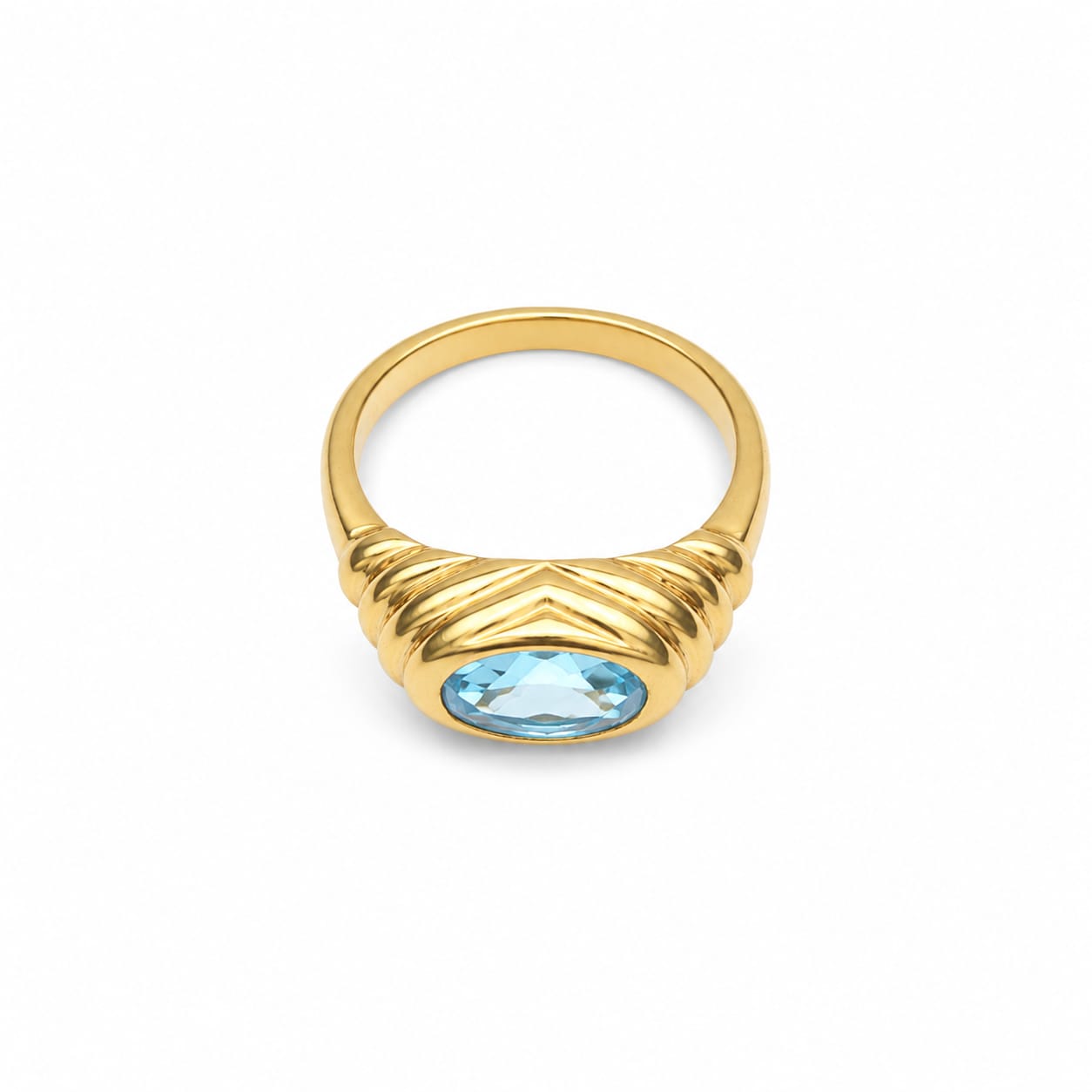 Blue Signet Ring