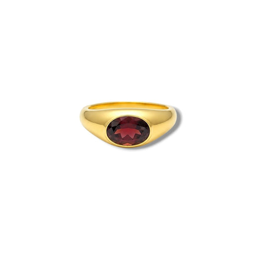 Bold Aura Signet Ring
