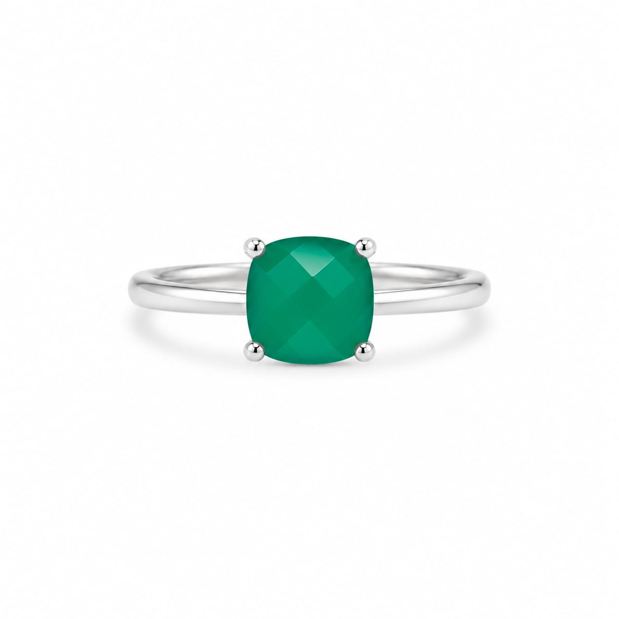Classic Green Gemstone Ring