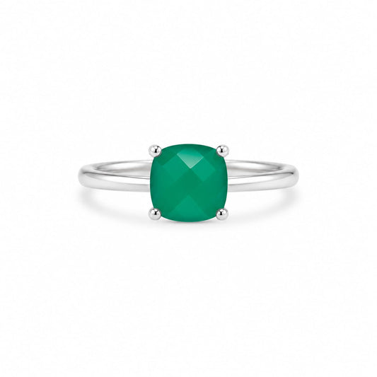 Classic Green Gemstone Ring