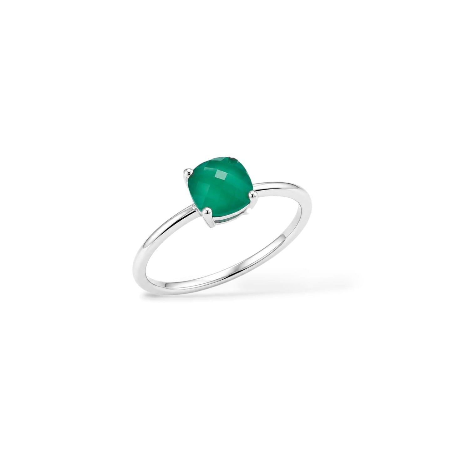 Classic Green Gemstone Ring
