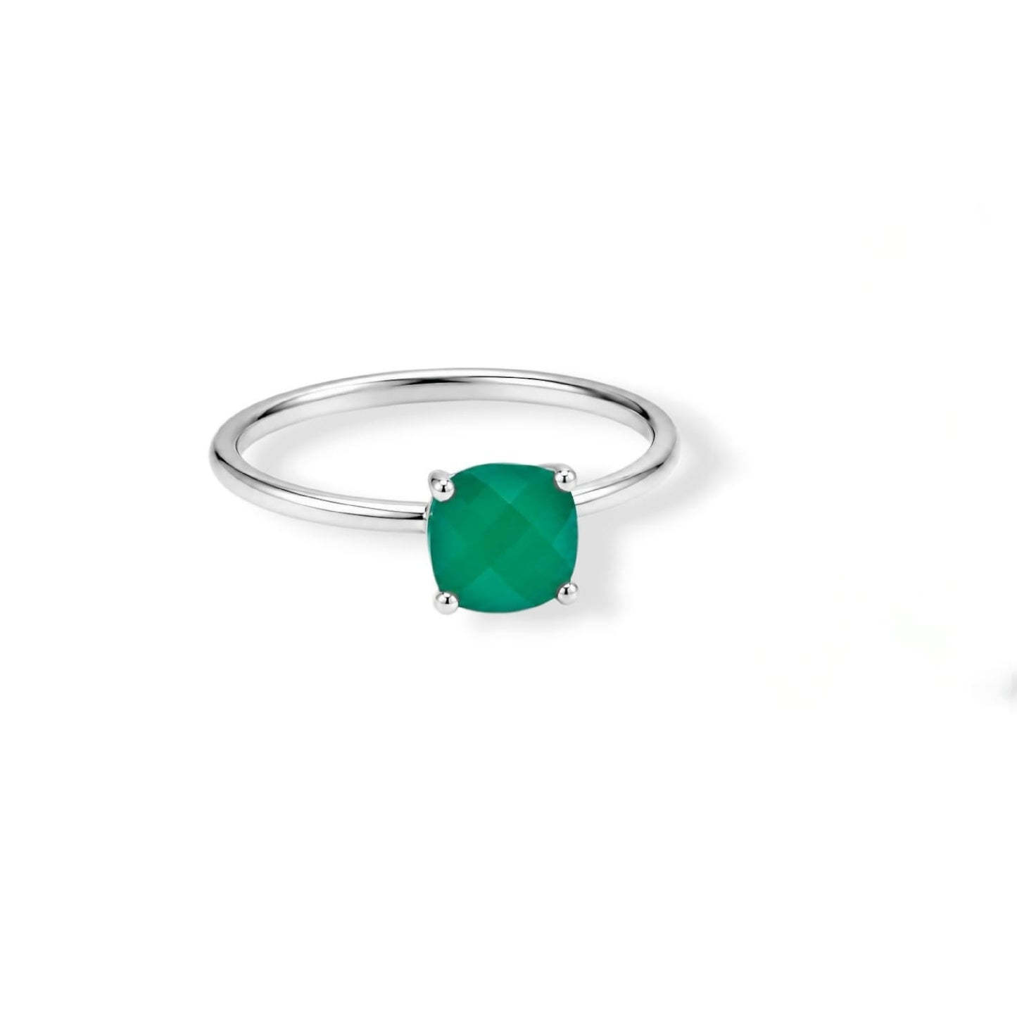 Classic Green Gemstone Ring