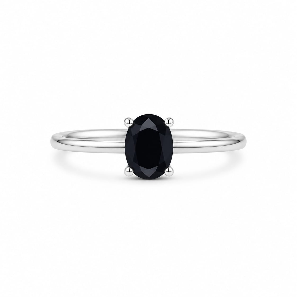 Timeless Black Gemstone Ring
