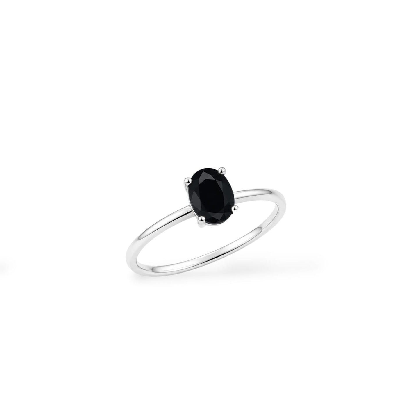 Timeless Black Gemstone Ring