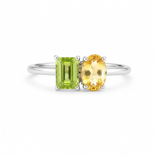 Spring Color Duet Ring