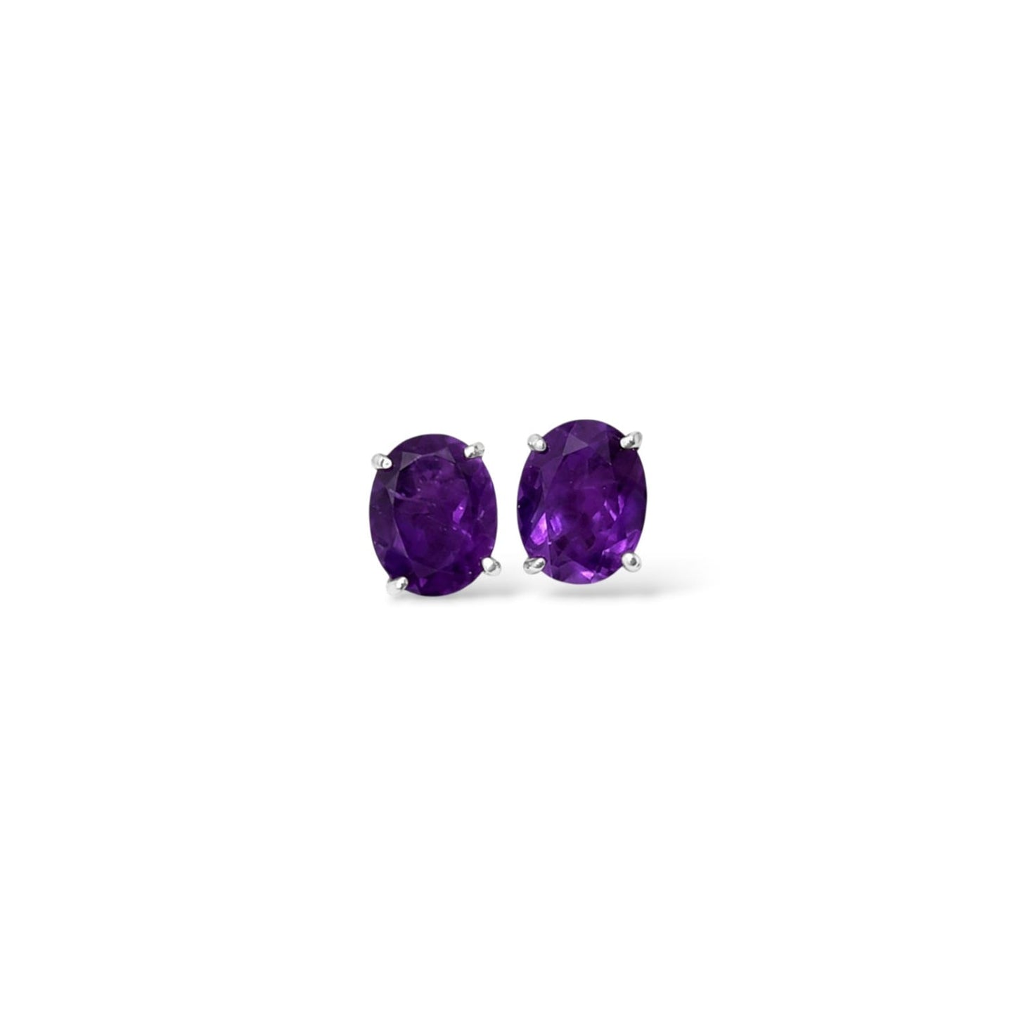 Oval Birthstone Studs