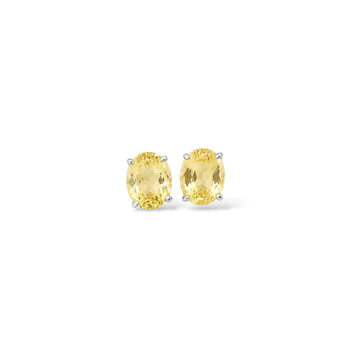 Oval Birthstone Studs