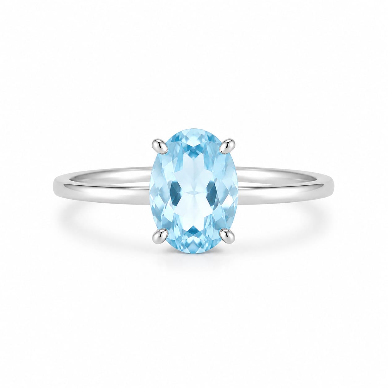 Oval Birthstone Ring