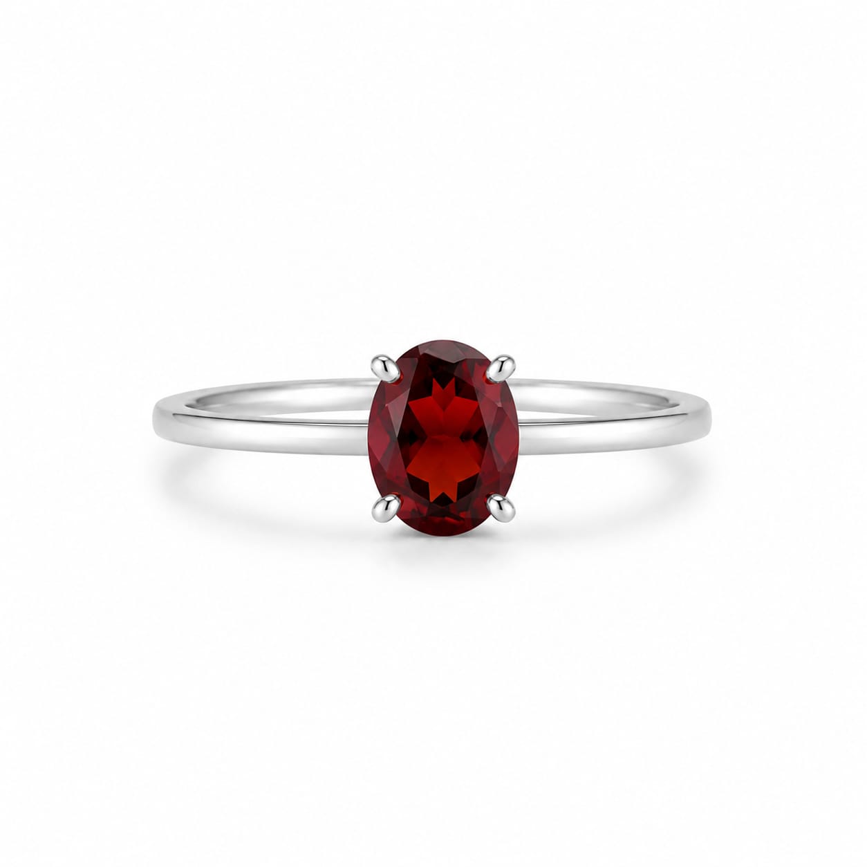 Oval Birthstone Ring