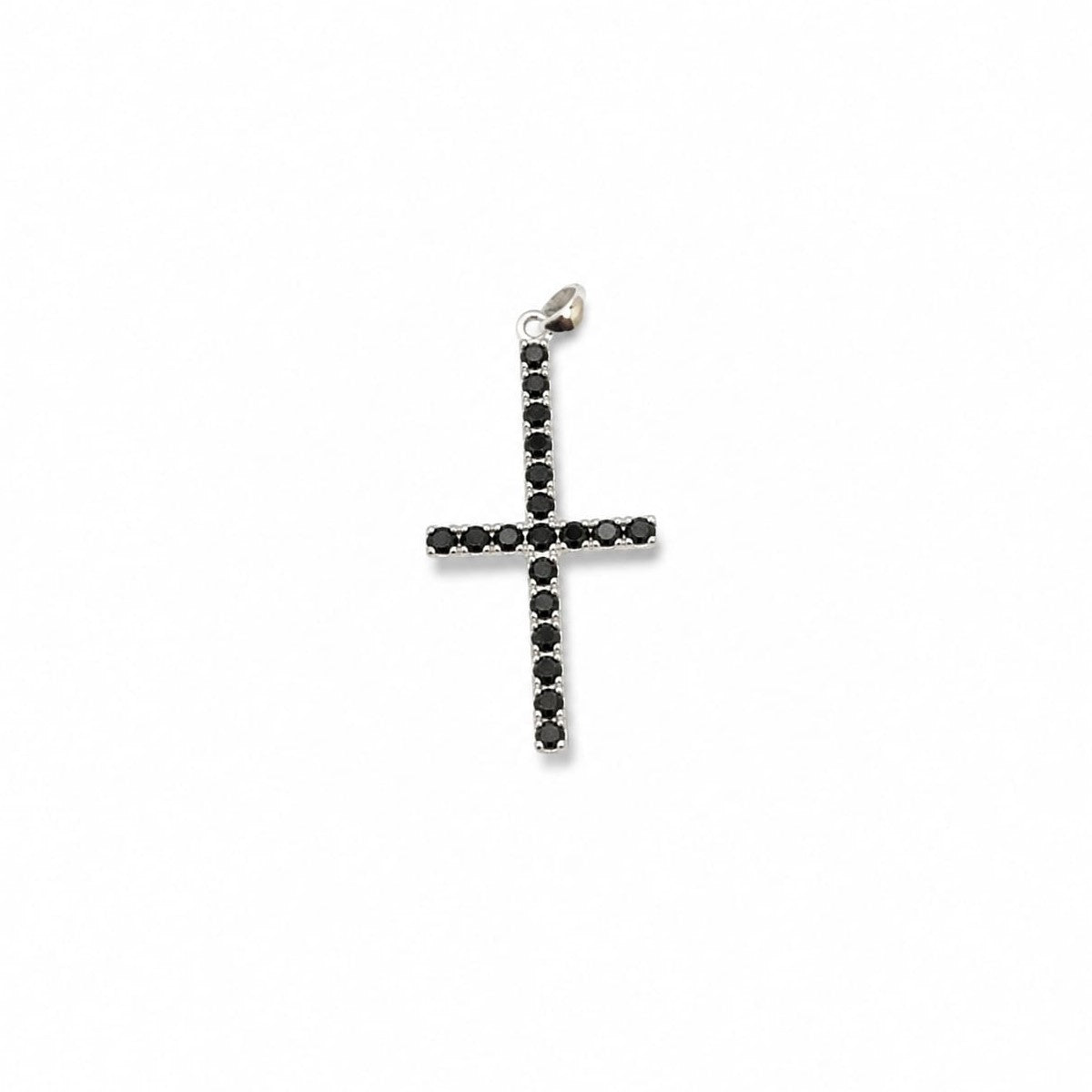 Pave Cross Necklace