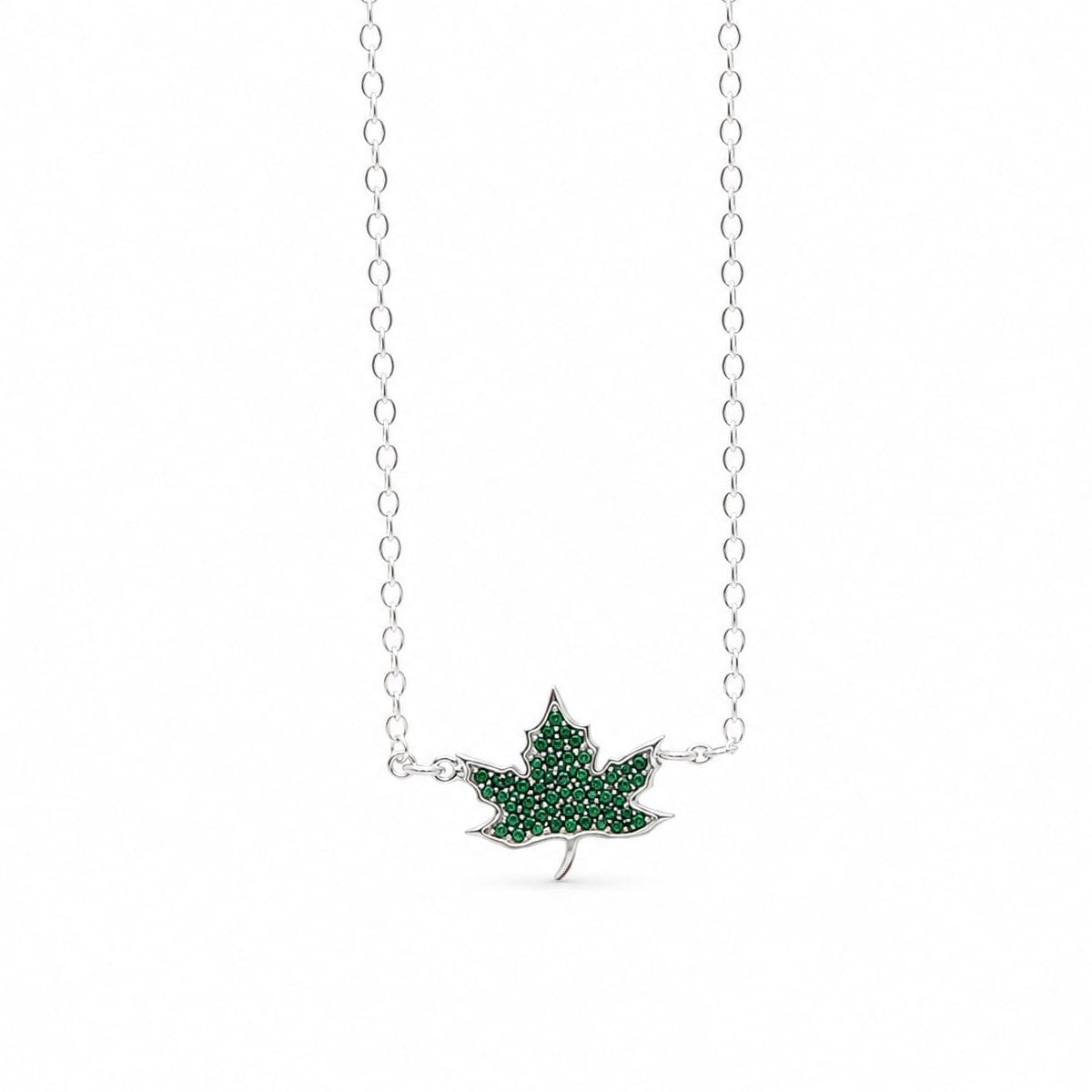 Maple Leaf Charm Necklace