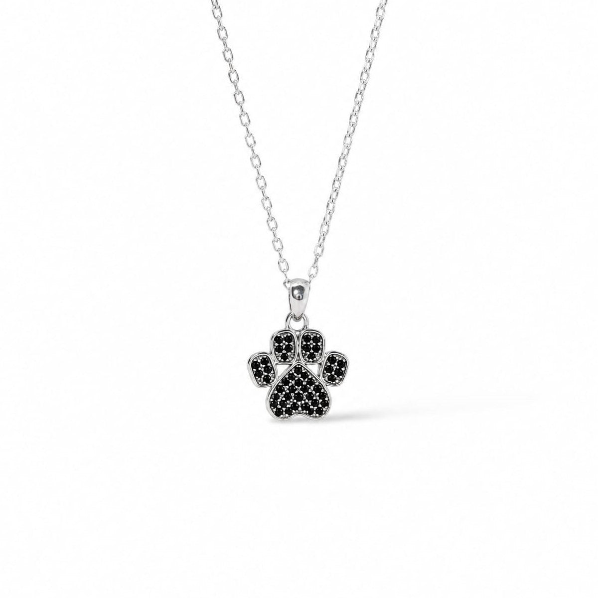 Paw Print Charm Pendant with chain